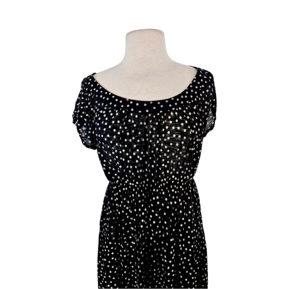 Theory Cassandra Mini Black Polkadot Dress - Picture 2 of 7